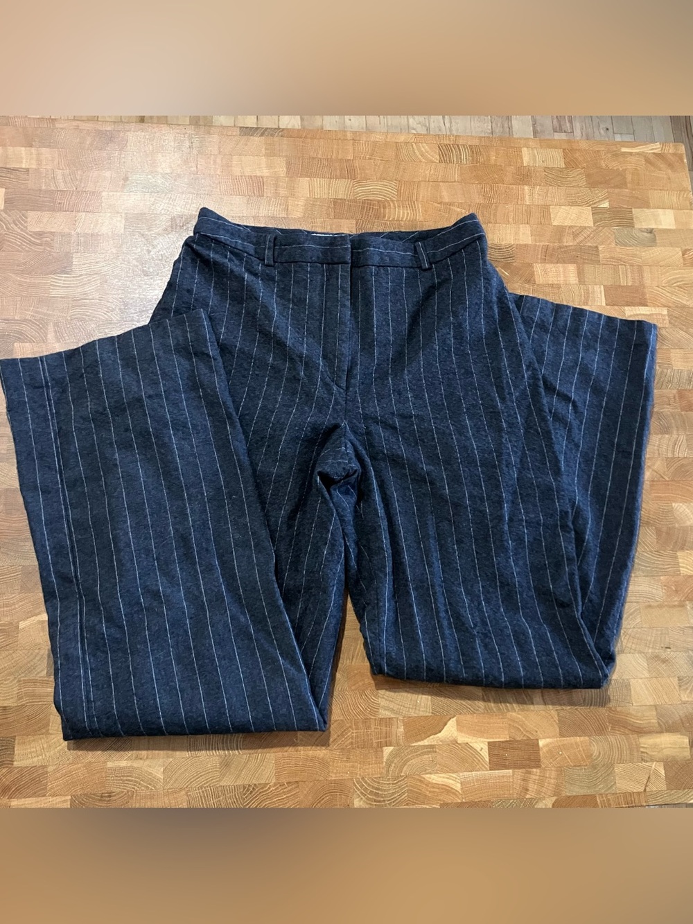 Brooks Brothers Pinstripe Wool Trousers